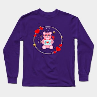 I Love You.Funny Bear Long Sleeve T-Shirt